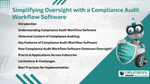 Journal (General Articles) | Neumetric Simplifying Oversight with a Compliance Audit Workflow Software