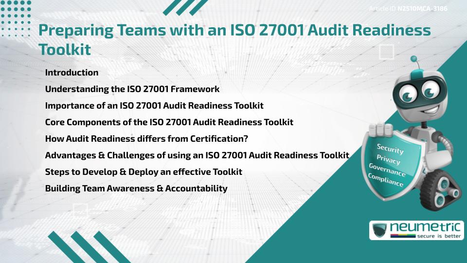 Preparing Teams with an ISO 27001 Audit Readiness Toolkit