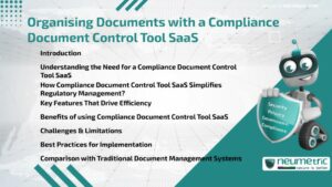 Organising Documents with a Compliance Document Control Tool SaaS