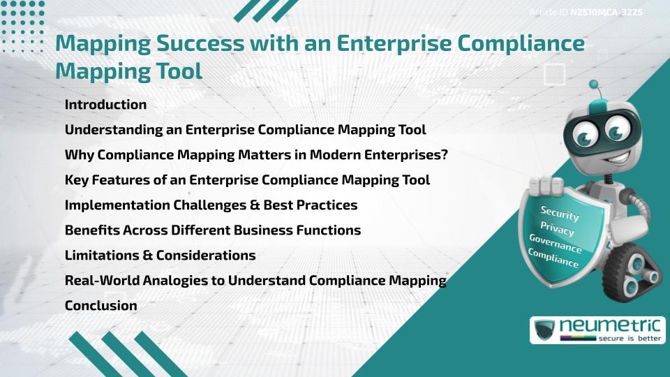 Mapping Success with an Enterprise Compliance Mapping Tool