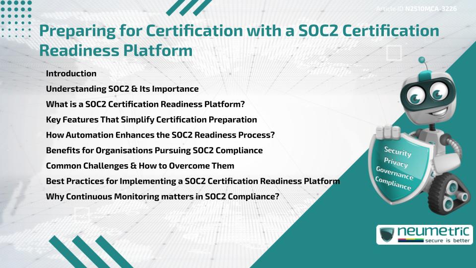 Preparing for Certification with a SOC2 Certification Readiness Platform