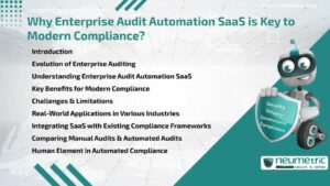 Journal (General Articles) | Neumetric Why Enterprise Audit Automation SaaS is Key to Modern Compliance?