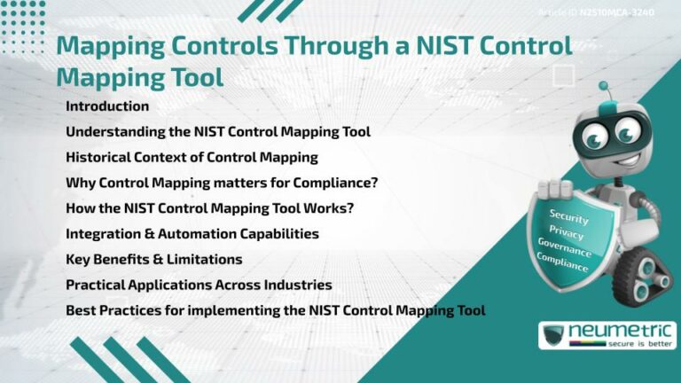 Mapping Controls Through a NIST Control Mapping Tool