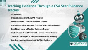 Tracking Evidence Through a CSA Star Evidence Tracker