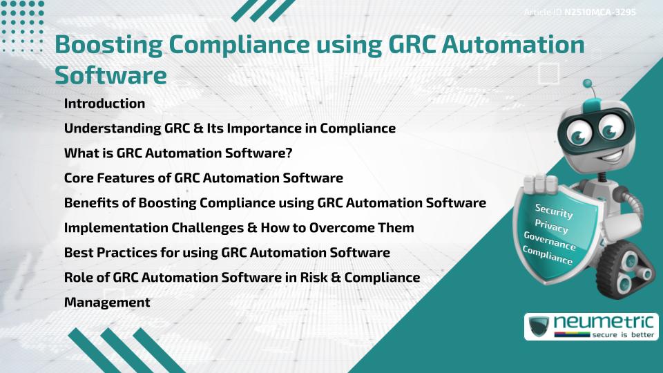 Boosting Compliance using GRC Automation Software