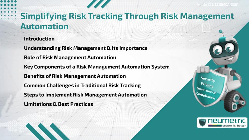 Simplifying Risk Tracking Through Risk Management Automation