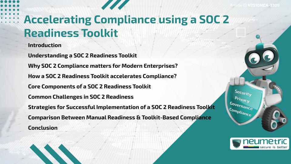 Accelerating Compliance using a SOC 2 Readiness Toolkit