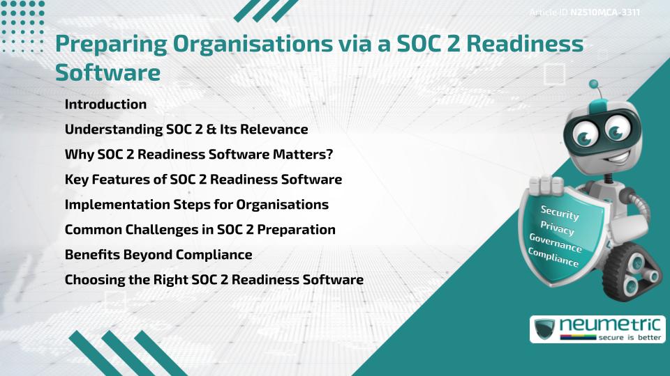 Preparing Organisations via a SOC 2 Readiness Software