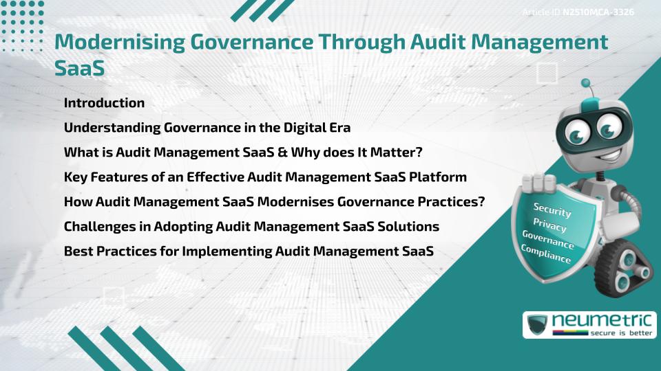 Modernising Governance Through Audit Management SaaS