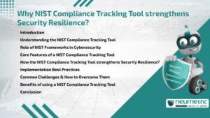 Why NIST Compliance Tracking Tool strengthens Security Resilience?