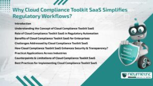 Journal (General Articles) | Neumetric Why Cloud Compliance Toolkit SaaS Simplifies Regulatory Workflows?