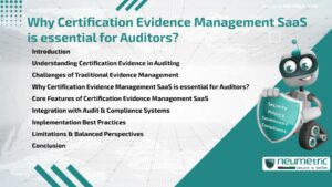 Journal (General Articles) | Neumetric Why Certification Evidence Management SaaS is essential for Auditors?