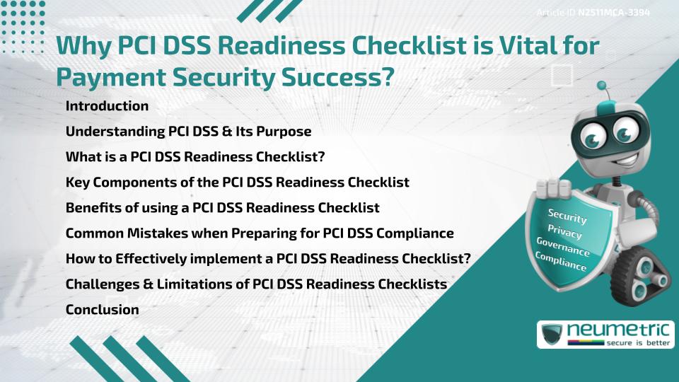 Why PCI DSS Readiness Checklist is Vital for Payment Security Success?