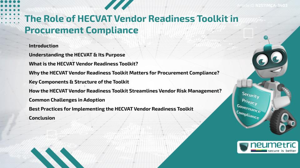 The Role of HECVAT Vendor Readiness Toolkit in Procurement Compliance