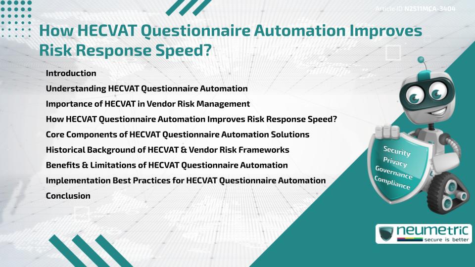 How HECVAT Questionnaire Automation Improves Risk Response Speed?