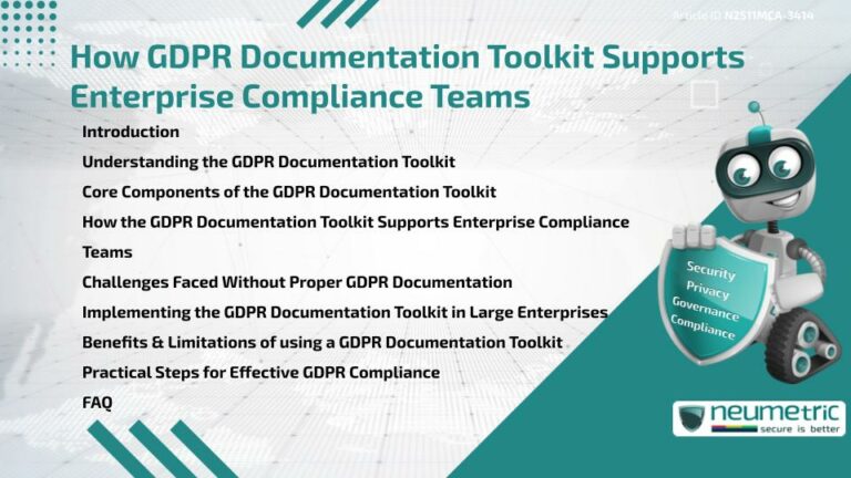 How GDPR Documentation Toolkit Supports Enterprise Compliance Teams