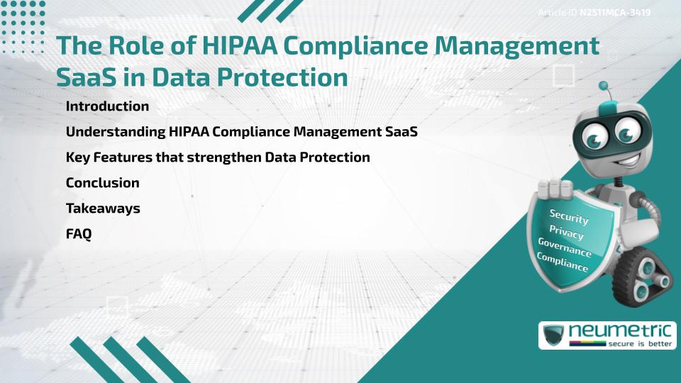 The Role of HIPAA Compliance Management SaaS in Data Protection