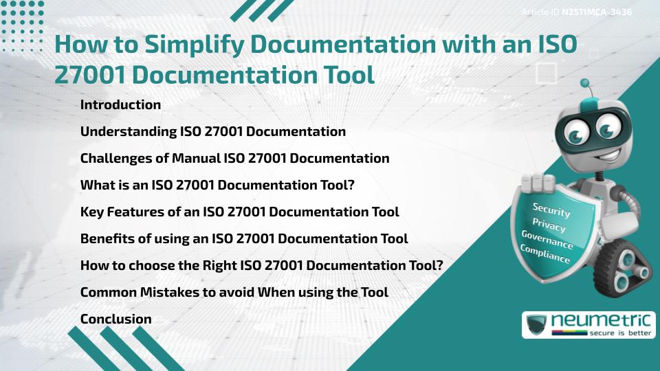 How to Simplify Documentation with an ISO 27001 Documentation Tool