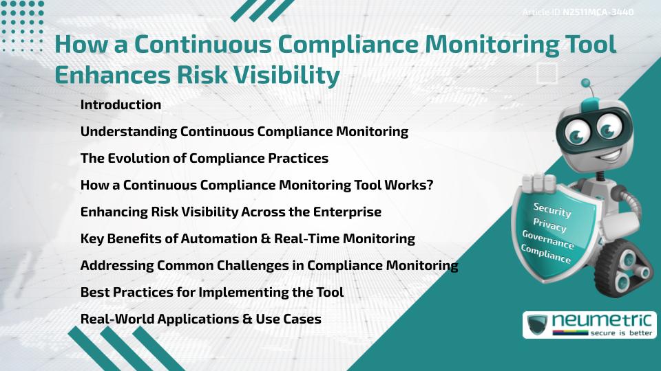 How a Continuous Compliance Monitoring Tool Enhances Risk Visibility