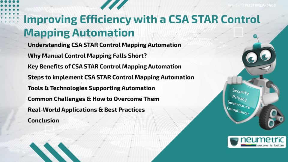 Improving Efficiency with a CSA STAR Control Mapping Automation