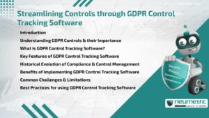 Streamlining Controls through GDPR Control Tracking Software