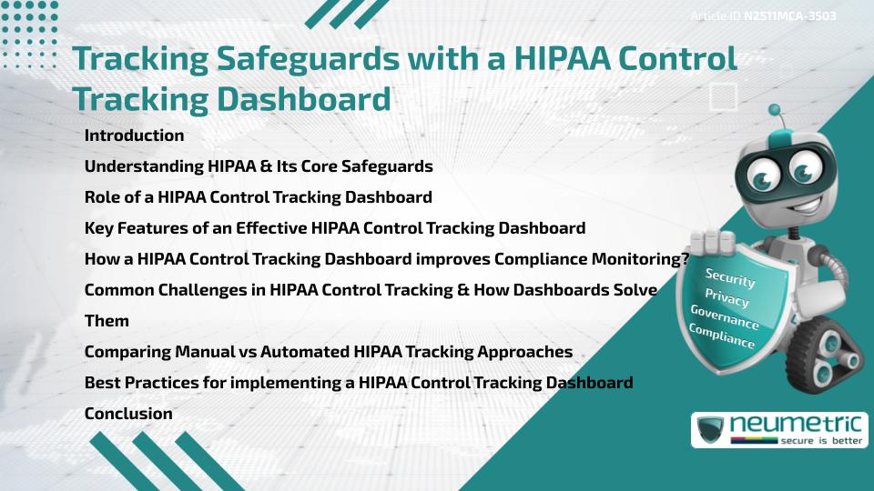 Tracking Safeguards with a HIPAA Control Tracking Dashboard