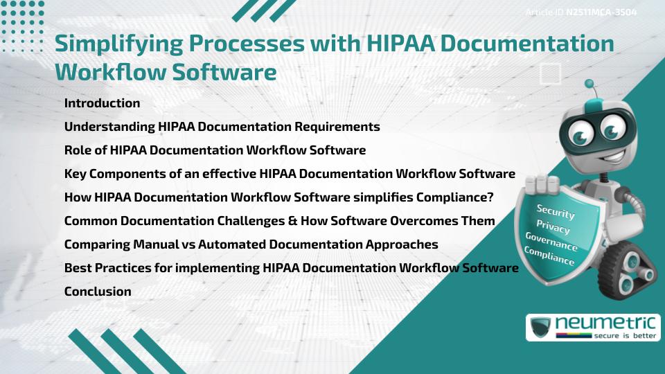 Simplifying Processes with HIPAA Documentation Workflow Software