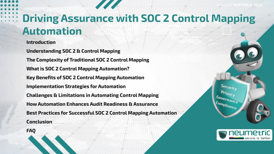 Driving Assurance with SOC 2 Control Mapping Automation
