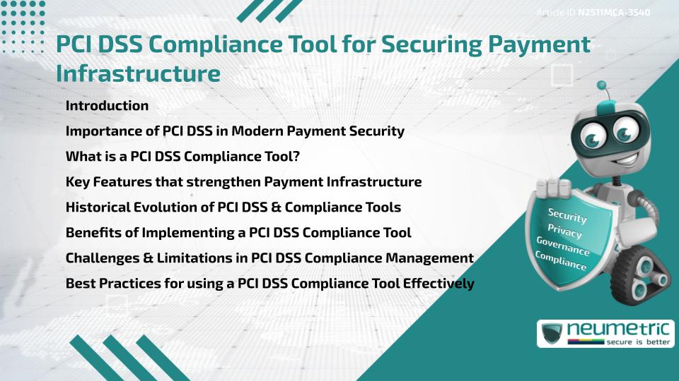 PCI DSS Compliance Tool for Securing Payment Infrastructure