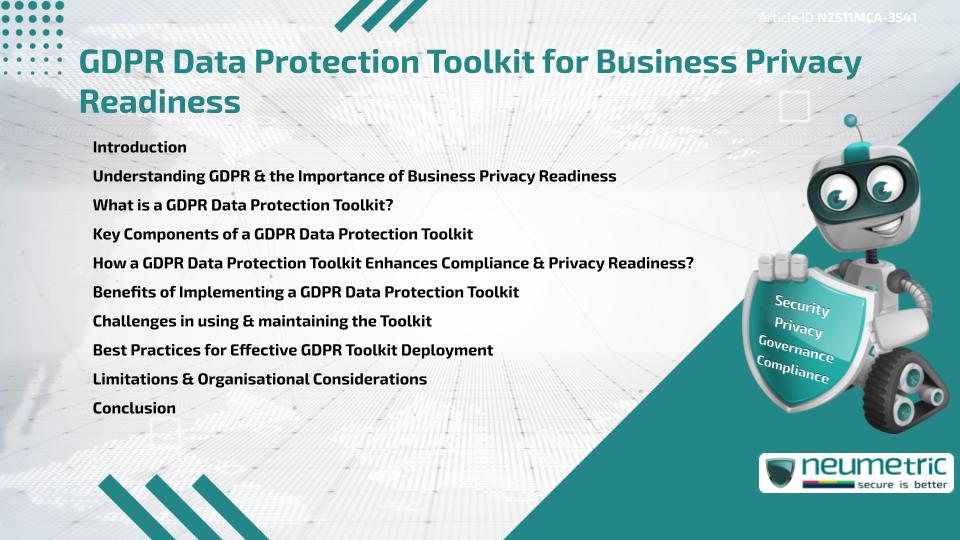 GDPR Data Protection Toolkit for Business Privacy Readiness