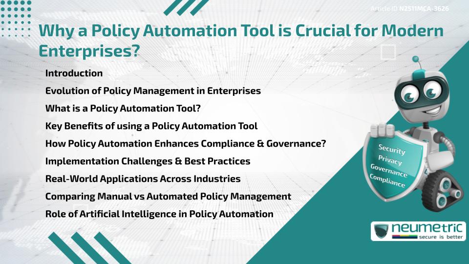 Why a Policy Automation Tool is Crucial for Modern Enterprises?