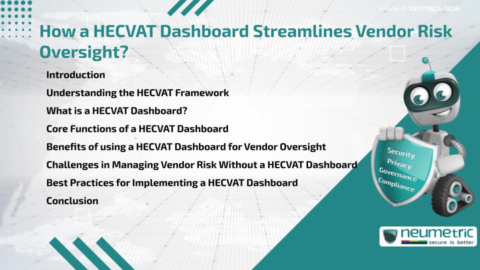 How a HECVAT Dashboard Streamlines Vendor Risk Oversight?