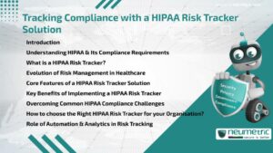 Tracking Compliance with a HIPAA Risk Tracker Solution
