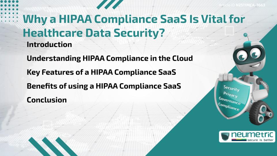 Why a HIPAA Compliance SaaS Is Vital for Healthcare Data Security