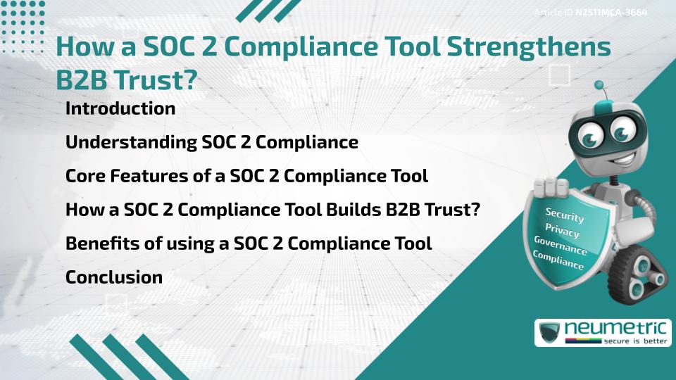 How a SOC 2 Compliance Tool Strengthens B2B Trust