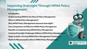 Improving Oversight Through HIPAA Policy Management