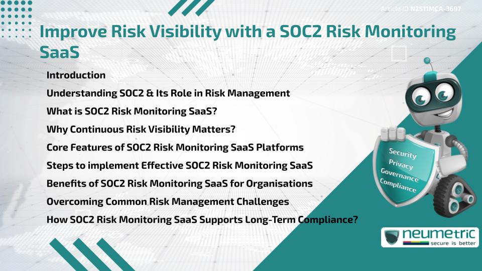 Improve Risk Visibility with a SOC2 Risk Monitoring SaaS