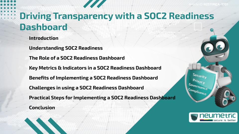 Driving Transparency with a SOC2 Readiness Dashboard