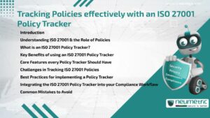 Tracking Policies Effectively with an ISO 27001 Policy Tracker