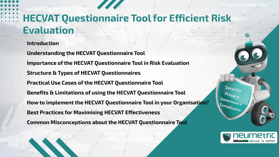 HECVAT Questionnaire Tool for Efficient Risk Evaluation