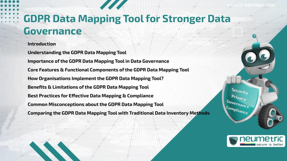 GDPR Data Mapping Tool for Stronger Data Governance