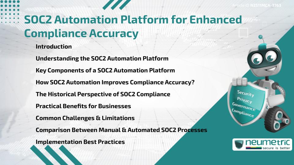 SOC2 Automation Platform for Enhanced Compliance Accuracy