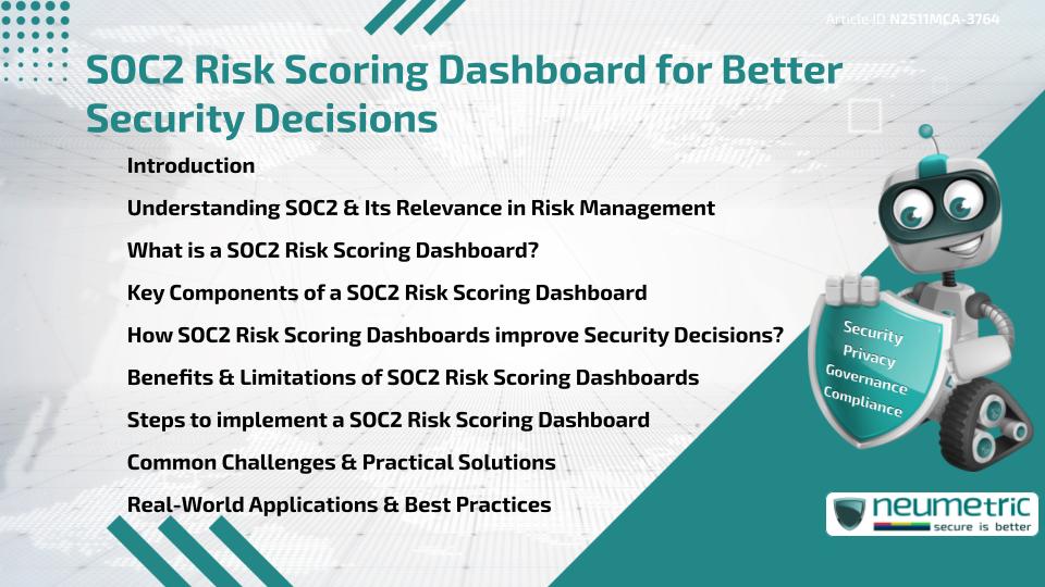 SOC2 Risk Scoring Dashboard for Better Security Decisions