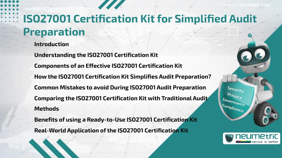 ISO27001 Certification Kit for Simplified Audit Preparation