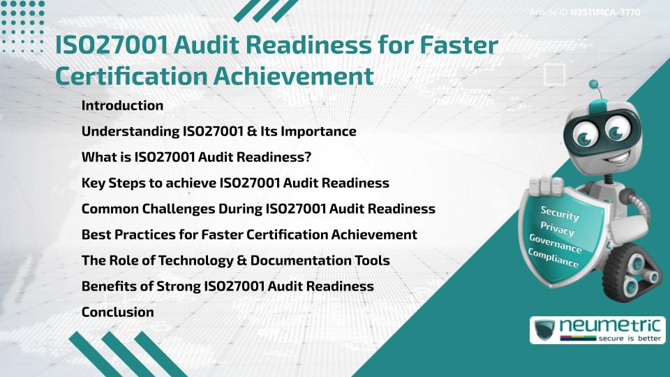 ISO27001 Audit Readiness for Faster Certification Achievement