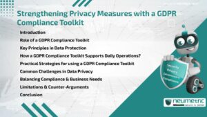 Journal (General Articles) | Neumetric Strengthening Privacy Measures with a GDPR Compliance Toolkit