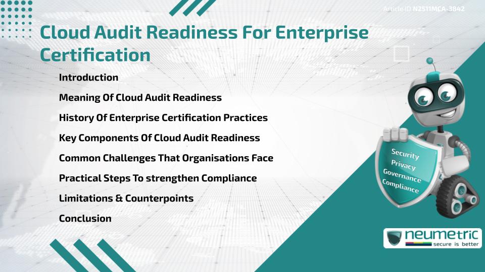 Cloud Audit Readiness For Enterprise Certification