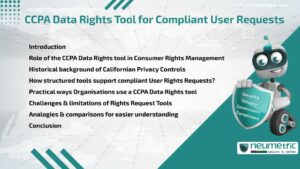 CCPA Data Rights Tool for Compliant User Requests