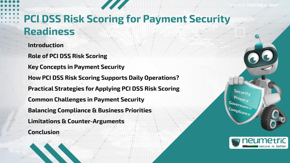 PCI DSS Risk Scoring for Payment Security Readiness