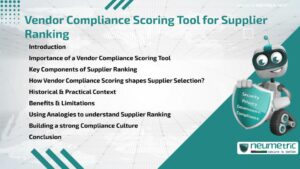 Vendor Compliance Scoring Tool for Supplier Ranking